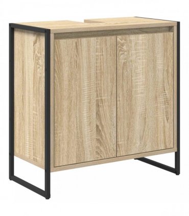 vidaXL Bathroom Cabinet Sonoma 60 x 30 x 60 cm Engineered Wood — Colour: Sonoma oak