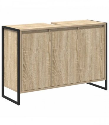 vidaXL Bathroom Cabinet Sonoma 90 x 30 x 60 cm Engineered Wood — Colour: Sonoma oak