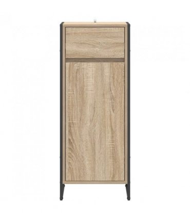 vidaXL Bathroom Cabinet Sonoma 40 x 30 x 100 cm Engineered Wood — Colour: Sonoma oak