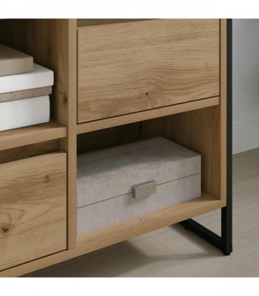 vidaXL TV Cabinet Artisian Oak 100 x 36 x 49.5 cm Engineered Wood — Colour: Artisan oak