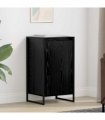 vidaXL Sideboard Black Oak 43 x 36 x 75.5 cm Engineered Wood — V0672066193