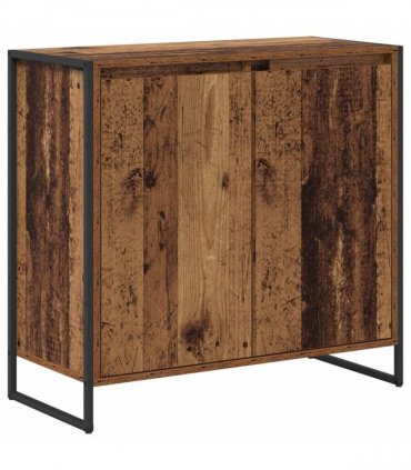 vidaXL Side Cabinet Old Wood 79 x 36 x 75 cm Engineered Wood