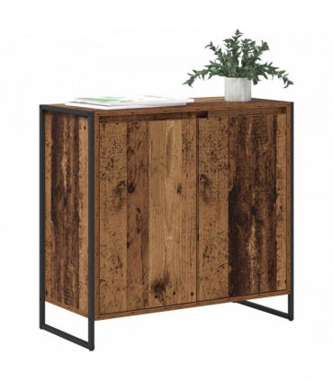 vidaXL Side Cabinet Old Wood 79 x 36 x 75 cm Engineered Wood