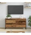 vidaXL TV Cabinet Old Wood 100 x 36 x 49.5 cm Engineered Wood — V0672066219