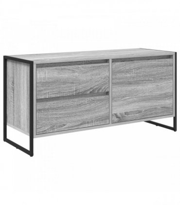 vidaXL TV Cabinet Grey Sonoma 100 x 36 x 49.5 cm Engineered Wood — V0672066220