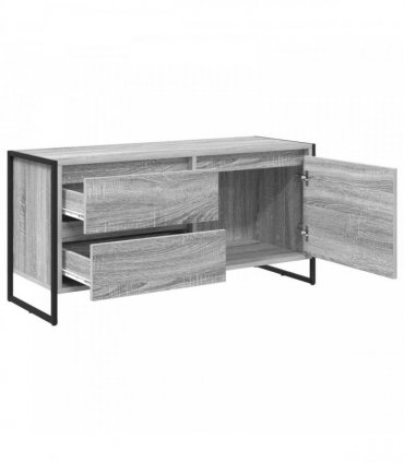 vidaXL TV Cabinet Grey Sonoma 100 x 36 x 49.5 cm Engineered Wood — V0672066220