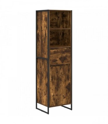 vidaXL Book Cabinet Smoke Oak 43 x 36 x 150.5 cm Engineered Wood — Colour: Smoked oak