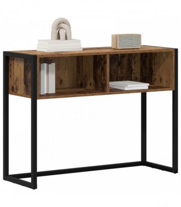vidaXL End Table Old Wood 100 x 36 x 75 cm Engineered Wood