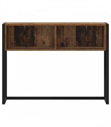 vidaXL End Table Old Wood 100 x 36 x 75 cm Engineered Wood