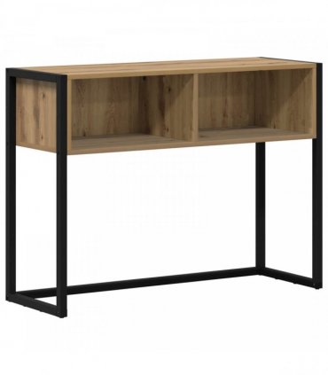 vidaXL End Table Artisian Oak 100 x 36 x 75 cm Engineered Wood — Colour: Artisan oak