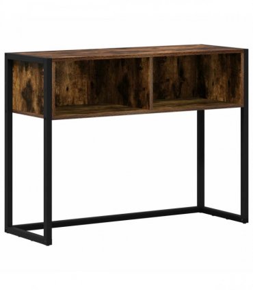vidaXL End Table Smoke Oak 100 x 36 x 75 cm Engineered Wood — Colour: Smoked oak