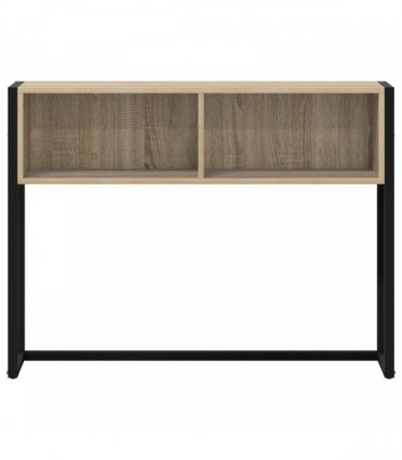 vidaXL End Table with Storage Sonoma 100 x 36 x 75 cm Engineered Wood — Colour: Sonoma oak