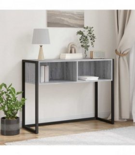 vidaXL End Table Grey Sonoma 100 x 36 x 75 cm Engineered Wood — V0672066235