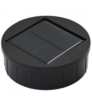 vidaXL Solar Led Pathway Light 2 pcs Anthracite Cold Rolled Steel — Size: 18 x 18 x 80 cm