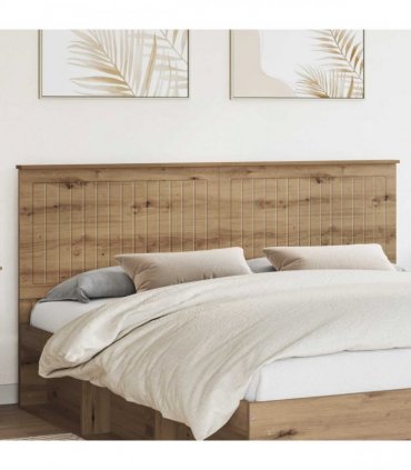 vidaXL Headboard with Headboard Artisan Oak 180 cm Engineered wood