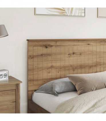 vidaXL Headboard with Headboard Artisan Oak 180 cm Engineered wood