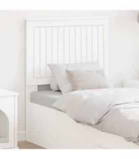 vidaXL Headboard with Headboard White 75 cm Engineered wood — V0672066371