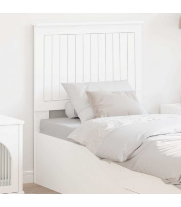 vidaXL Headboard with Headboard White 75 cm Engineered wood — V0672066371