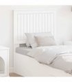 vidaXL Headboard with Headboard White 75 cm Engineered wood — V0672066371