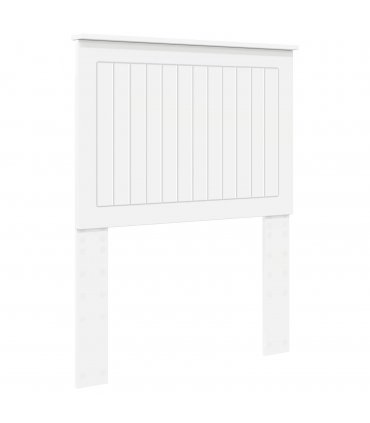 vidaXL Headboard with Headboard White 75 cm Engineered wood — V0672066371