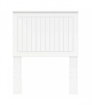 vidaXL Headboard with Headboard White 75 cm Engineered wood — V0672066371