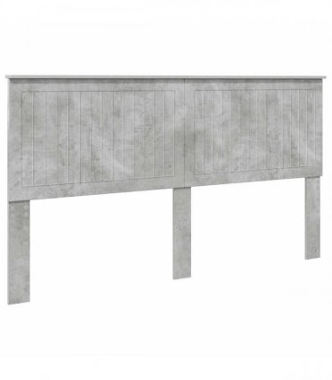 vidaXL Headboard with Headboard Concrete Grey 180 cm Engineered wood