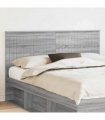 vidaXL Headboard with Headboard Grey Sonoma 160 cm Engineered wood