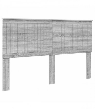vidaXL Headboard with Headboard Grey Sonoma 160 cm Engineered wood