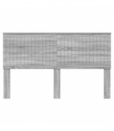 vidaXL Headboard with Headboard Grey Sonoma 160 cm Engineered wood