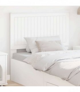 vidaXL Headboard with Headboard White 100 cm Engineered wood — V0672066380