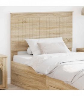 vidaXL Headboard with Headboard Sonoma Oak 100 cm Engineered wood — V0672066392