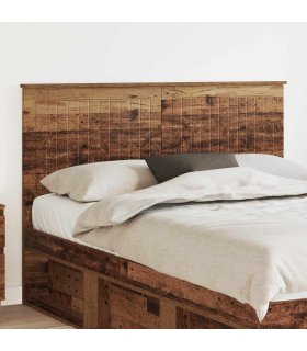 vidaXL Headboard with Headboard Old Wood 140 cm Engineered wood — V0672066405