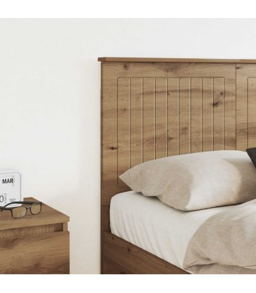 vidaXL Headboard with Headboard Artisan Oak 120 cm Engineered wood