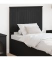 vidaXL Headboard with Headboard Black Oak 80 cm Engineered wood — V0672066421