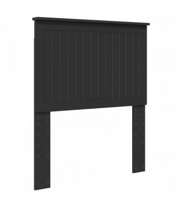 vidaXL Headboard with Headboard Black Oak 80 cm Engineered wood — V0672066421
