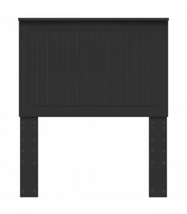 vidaXL Headboard with Headboard Black Oak 80 cm Engineered wood — V0672066421