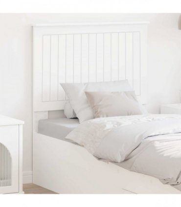 vidaXL Headboard with Headboard White 80 cm Engineered wood — V0672066428