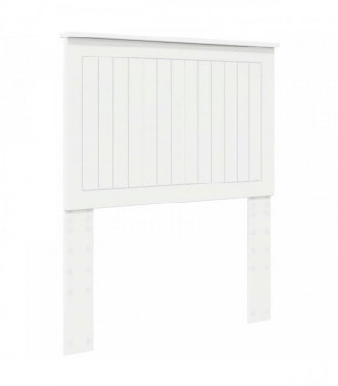 vidaXL Headboard with Headboard White 80 cm Engineered wood — V0672066428