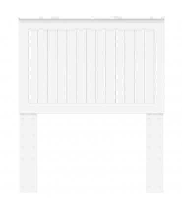 vidaXL Headboard with Headboard White 80 cm Engineered wood — V0672066428