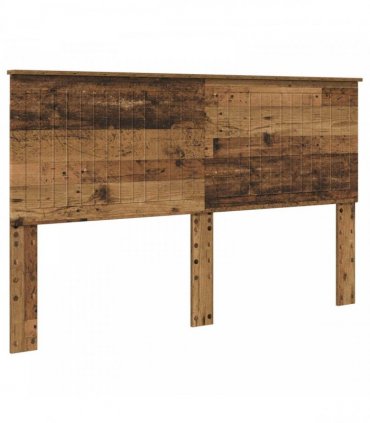 vidaXL Headboard with Headboard Old Wood 160 cm Engineered wood — V0672066433