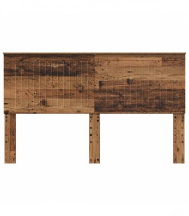 vidaXL Headboard with Headboard Old Wood 160 cm Engineered wood — V0672066433