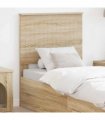 vidaXL Headboard with Headboard Sonoma Oak 75 cm Engineered wood — V0672066437