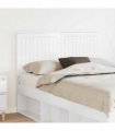 vidaXL Headboard with Headboard Gloss White 120 cm Engineered wood — Colour: High gloss white