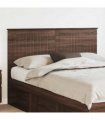 vidaXL Headboard with Headboard Brown Oak 140 cm Engineered wood
