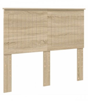 vidaXL Headboard with Headboard Sonoma Oak 120 cm Engineered wood — V0672066458
