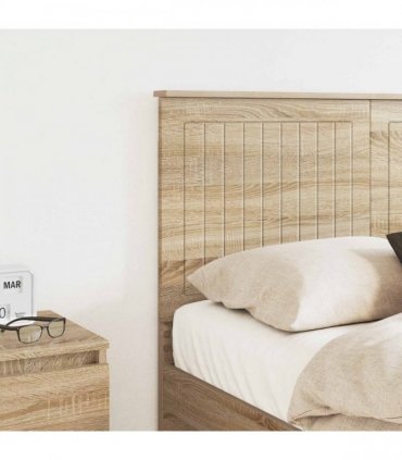 vidaXL Headboard with Headboard Sonoma Oak 120 cm Engineered wood — V0672066458