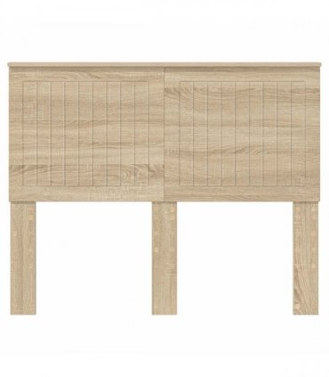 vidaXL Headboard with Headboard Sonoma Oak 120 cm Engineered wood — V0672066458