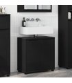 vidaXL Bathroom Basin Cabinet Black 60 x 30 x 60 cm Engineered Wood