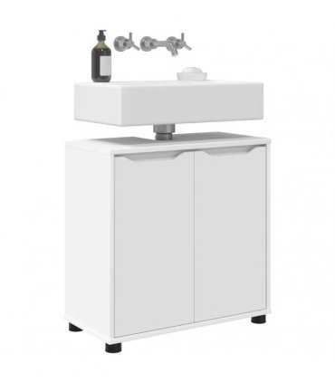 vidaXL Bathroom Basin Cabinet White 60 x 30 x 60 cm Engineered Wood