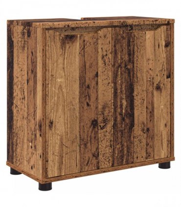 vidaXL Bathroom Basin Cabinet Old Wood 60 x 30 x 60 cm Engineered Wood
